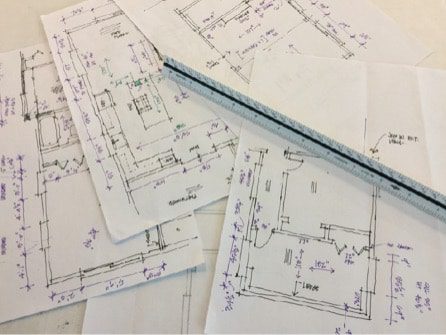 Sketch of floorplan