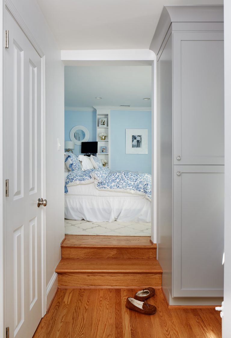 hallway with plenty of built in storage