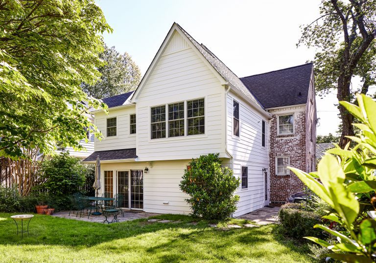 front addition porch added to brick house ranch